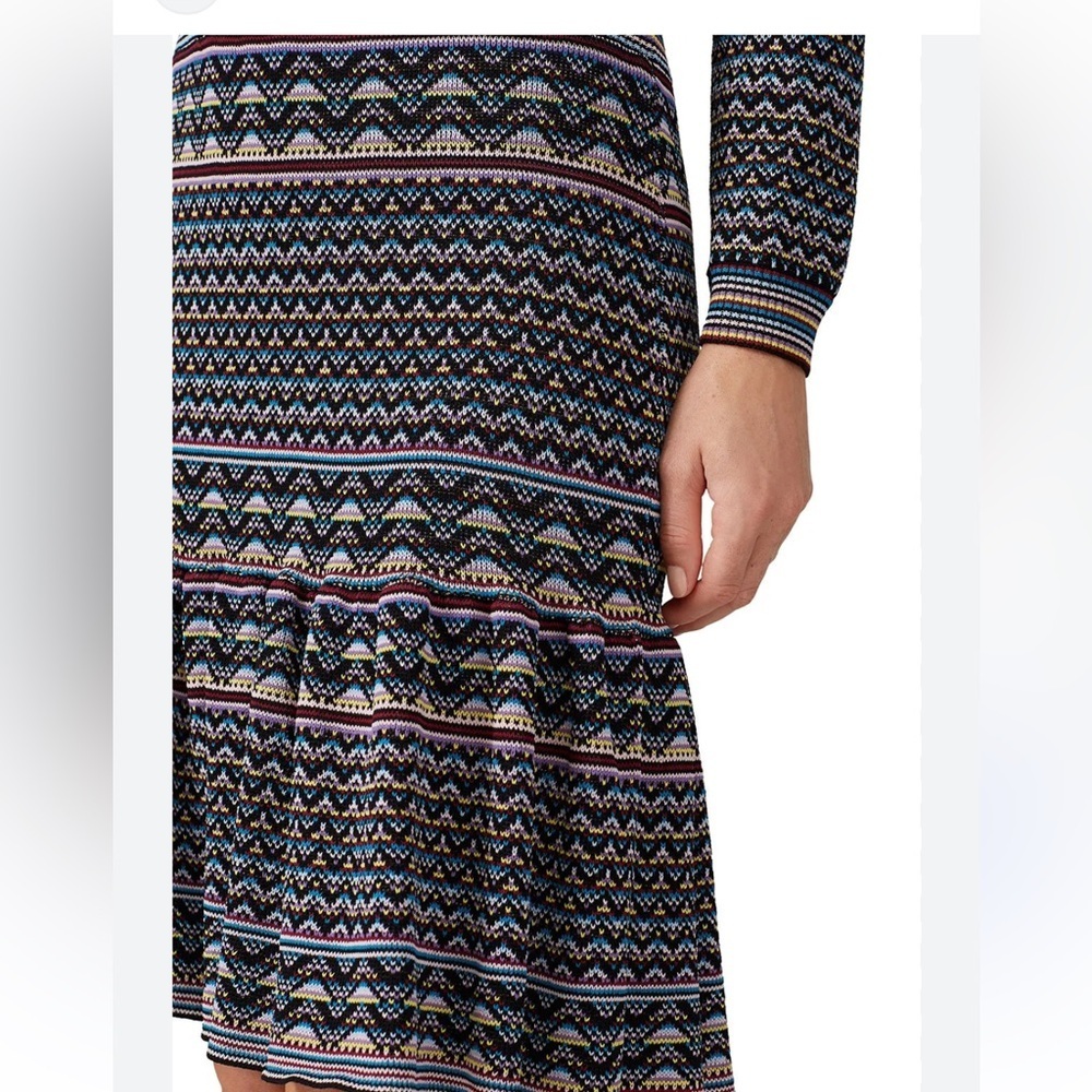 Shoshanna Etta Dress Knit Stretch  EUC Medium Fits 6-10 - Picture 4 of 10